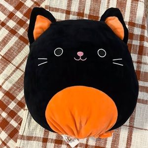 Fall/Halloween Cat and Pumpkin Reversible Squishmallow (FLIP A MALLOW)